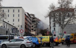 Fuerte explosión sacude el centro de Madrid