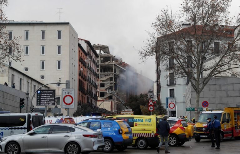 Fuerte explosión sacude el centro de Madrid