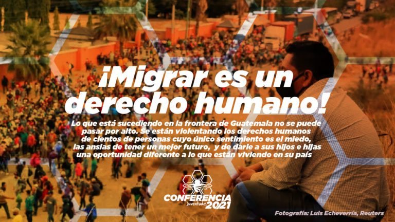 ¡Migrar es un derecho humano!, aseguran Juventudes PAC