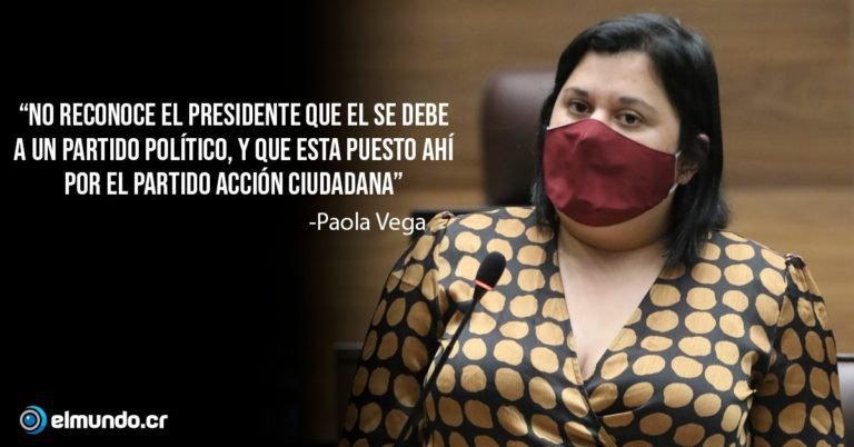 Paola Vega tacha de “arrogante” a Carlos Alvarado