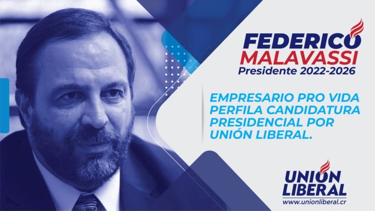 Federico Malavassi presentará su nombre para ser candidato presidencial por Unión Liberal