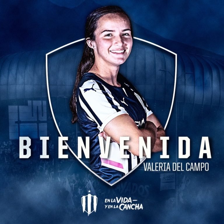 Valeria Del Campo jugará en las rayadas de Monterrey