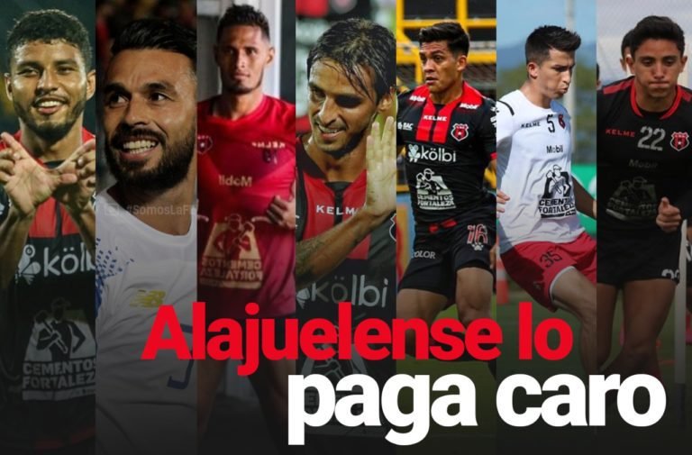 Alajuelense paga muy caro la falta de descanso en sus jugadores