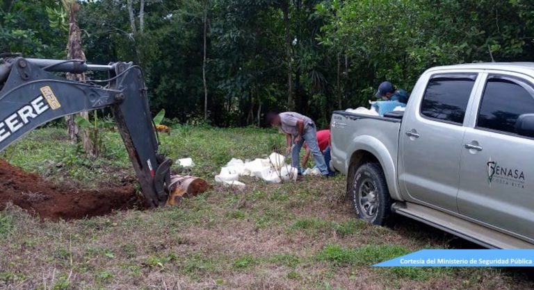 Fuerza Pública decomisa una tonelada de queso contrabandeado desde Nicaragua en condiciones insalubres