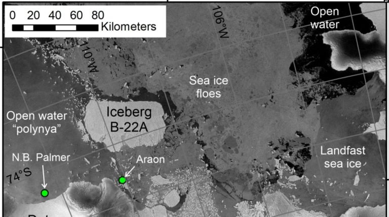 Colapsa plataforma de hielo en la Antártida Oriental