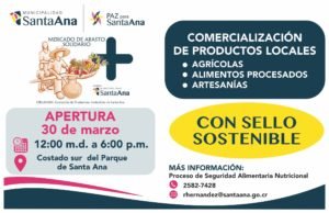 Mercado de Abasto Solidario de Santa Ana ofrecerá productos sostenibles