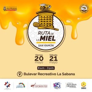 Feria Nacional “Ruta de la Miel” se podrá disfrutar en San Ramón