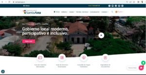 Municipalidad de Santa Ana renueva su sitio web más moderno y amigable con la comunidad