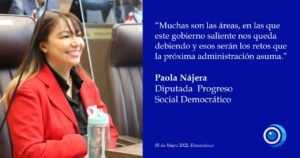 Lamento que el mensaje del presidente haya sido reducido a la exposición de resultados insuficientes, afirma Paola Nájera