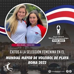 ¡Nuestra selección de voleibol ya se encuentra en Roma!