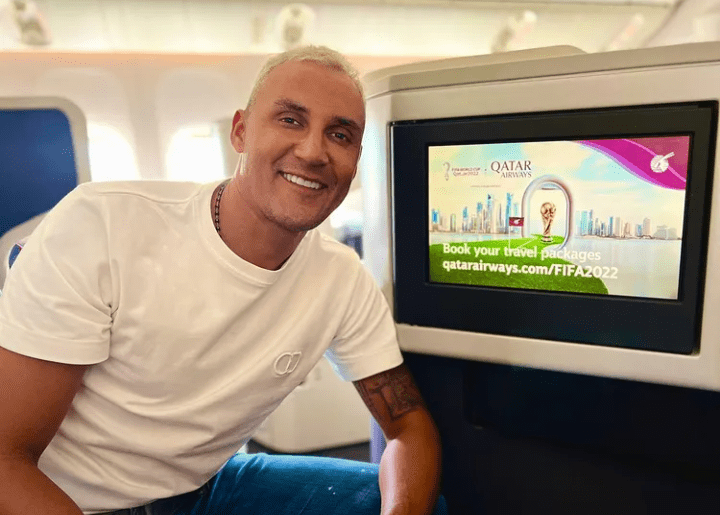 ¡Keylor ya está en Catar!