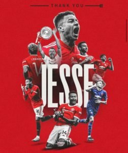 Jesse Lingard se despide del Manchester United