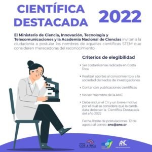 Micitt abre postulaciones para mujeres destacadas en ciencia y tecnología