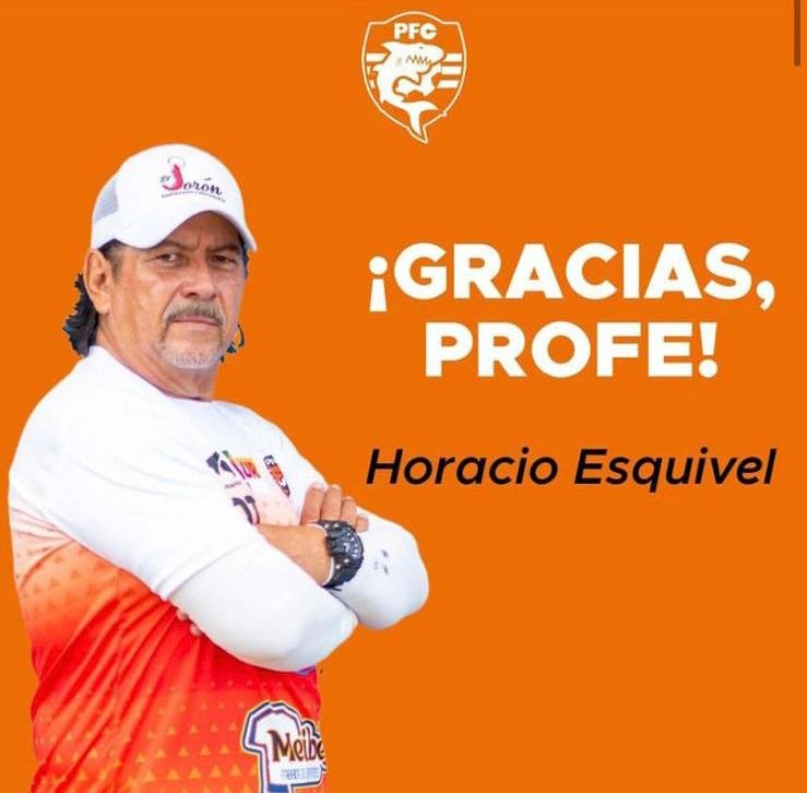 Horacio Esquivel no es más técnico del Puntarenas F.C