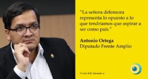 Antonio Ortega pide renuncia a defensora por “daño” que ha hecho a la institución