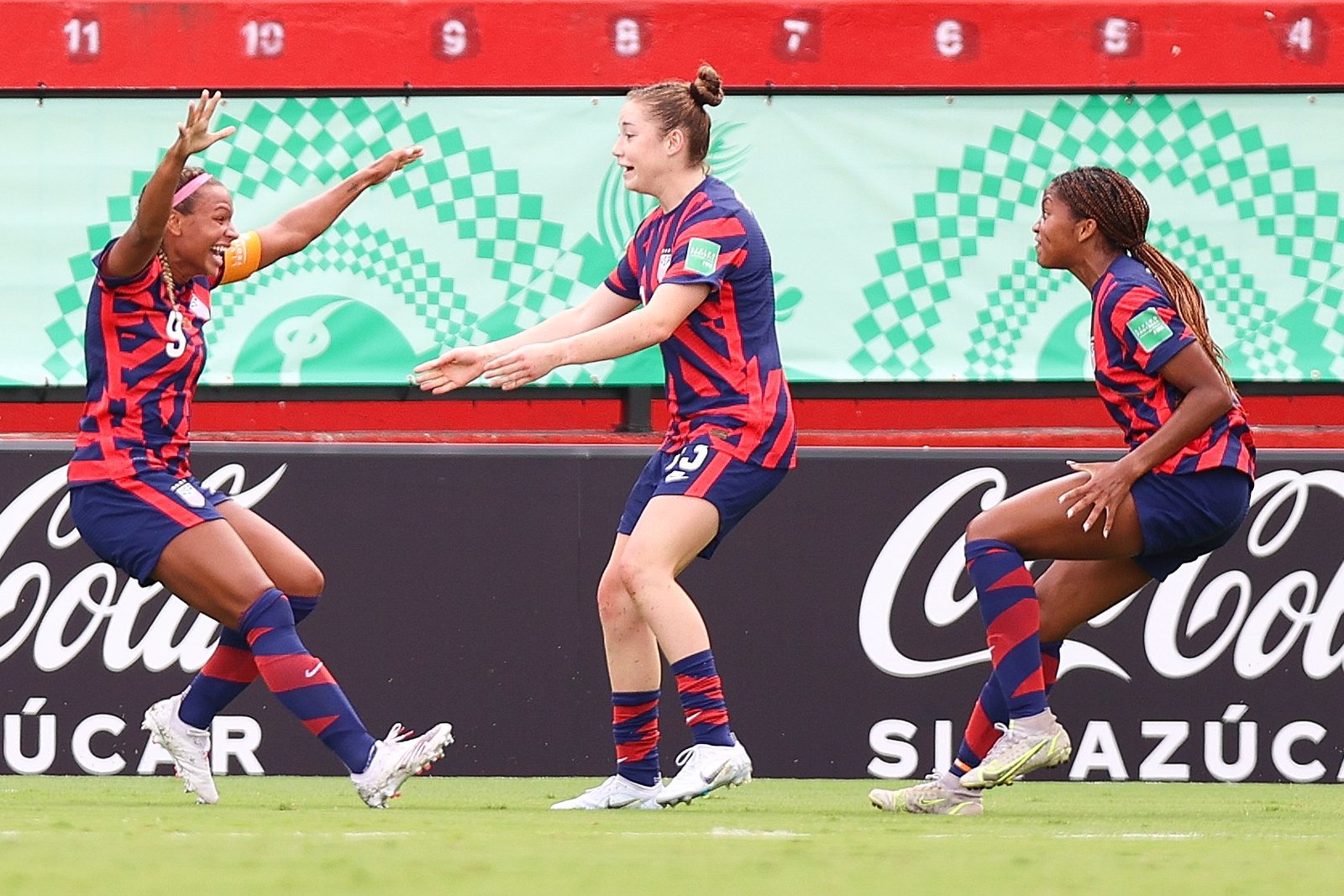 A gol por punto, Estados Unidos goleó a Ghana