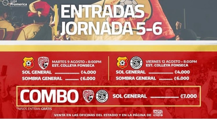 Herediano ofrece combos de entradas para la jornada 5 y 6