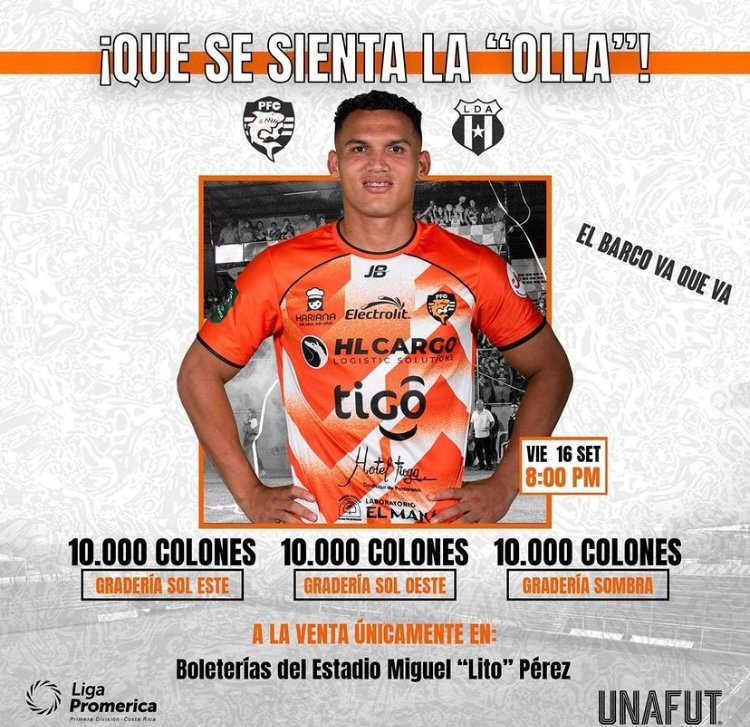 Entradas para el juego entre Puntarenas y la Liga ya están disponibles