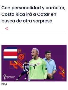 FIFA: Con personalidad y carácter, Costa Rica irá a Catar en busca de otra sorpresa
