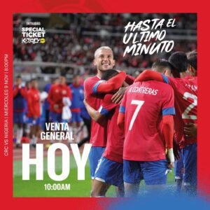 ¡Hoy salieron a la venta las entradas para partido contra Nigeria!