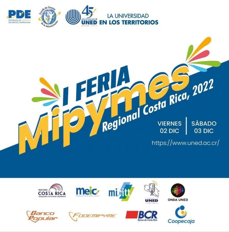 I Feria Mipymes Regional Costa Rica se realizará en 36 sedes simultáneamente