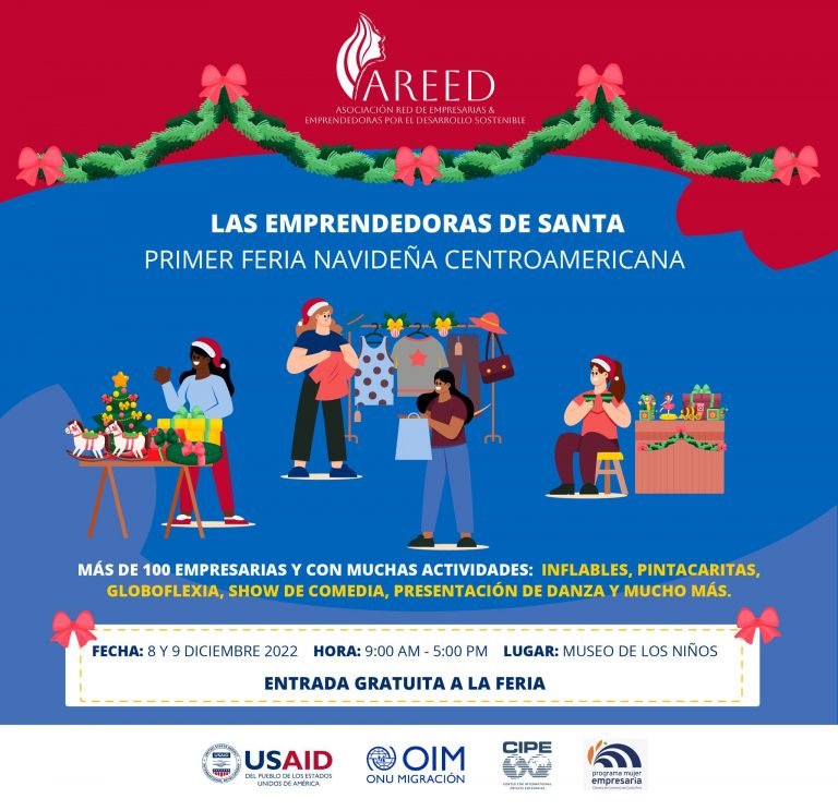 El Salvador, Nicaragua y Costa Rica se unen en la I Feria Centroamericana “Las emprendedoras de Santa”