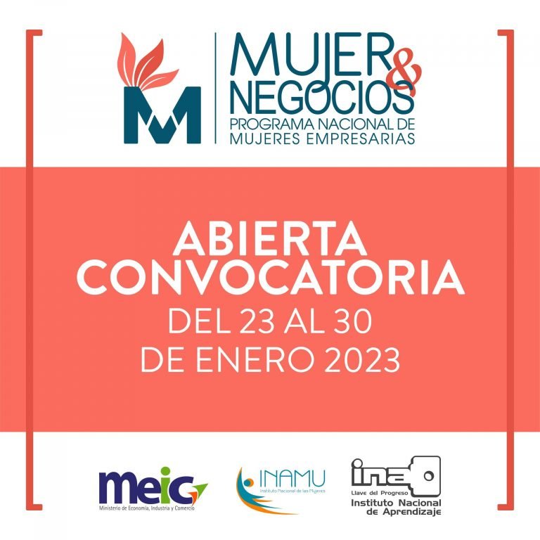 Programa “Mujer y Negocios 2023” abre convocatoria para emprendedoras y empresarias