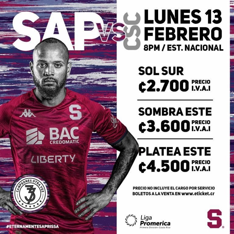 Saprissa saca a la venta entradas para el juego ante Cartaginés
