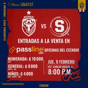¡Calientan los toros! A la venta las entradas para el partido entre San Carlos y Saprissa