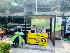 Grupo ICE participa en Festival Ciudadano de Movilidad Eléctrica en Avenida Escazú