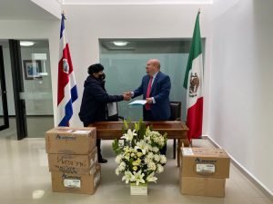 México donó a Costa Rica 50.000 dosis para tratar la malaria