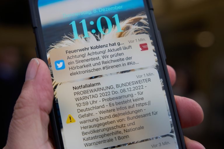 Sistema de alerta vía teléfono móvil está listo para su uso en Alemania