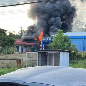 CCSS descarta personas afectadas tras incendio en área de salud de La Cuesta de Corredores