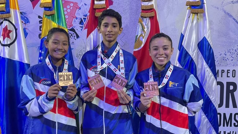 Taekwondo: Tres medallas para Costa Rica