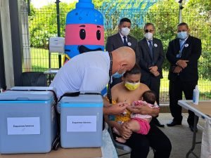 Escuela Juan Mora Fernández participó en la conmemoración de la Semana de Vacunación