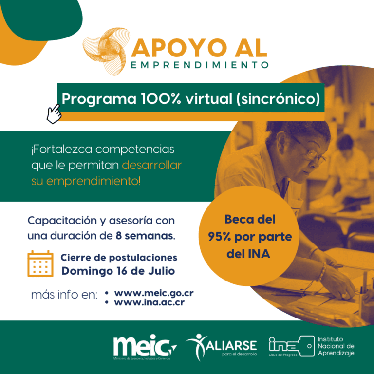 MEIC e INA anuncian convocatoria de 50 becas para emprendedores