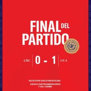 La Sele Sub 23 cayó en el debut de los Juegos Centroamericanos y el Caribe