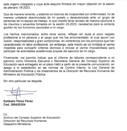 Renuncia 2