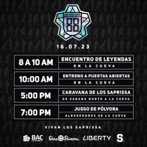 Saprissa celebrará a lo grande su 88 aniversario