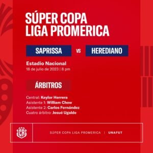 Keylor Herrera pitará la Super Copa