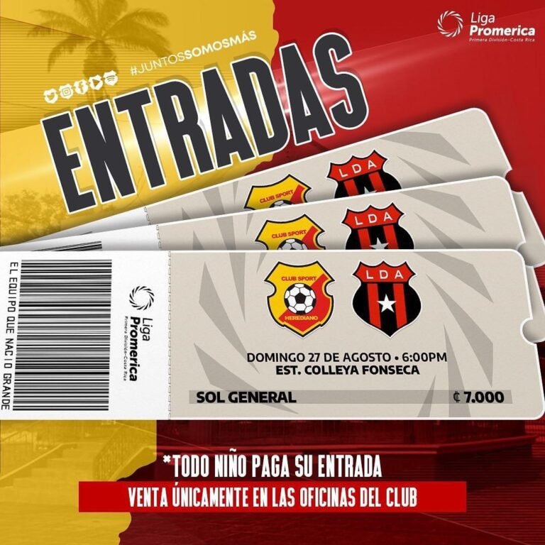 Herediano pone a la venta las entradas para el juego contra Alajuelense