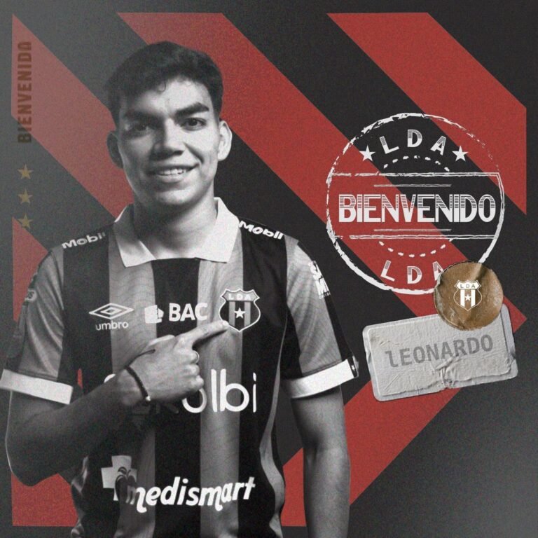 Alajuelense oficializó el fichaje de Leonardo Menjívar