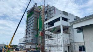 Nuevo hospital de Puntarenas avanza cerca de un 75% de su construcción