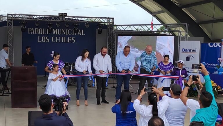 Parque recreativo transforma paisaje en centro del cantón de Los Chiles