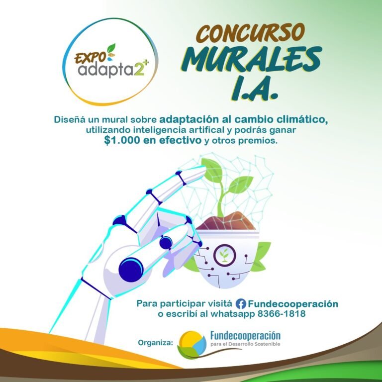 Fundecooperación abre concursos artísticos de mural y canto para concientizar sobre adaptación al cambio climático