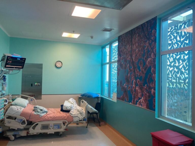 Hermosos paisajes y colores acompañan a los pacientes internados en la UCI del Hospital Calderón