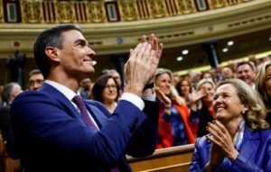 Pedro Sánchez reelegido como presidente del gobierno español en el Congreso
