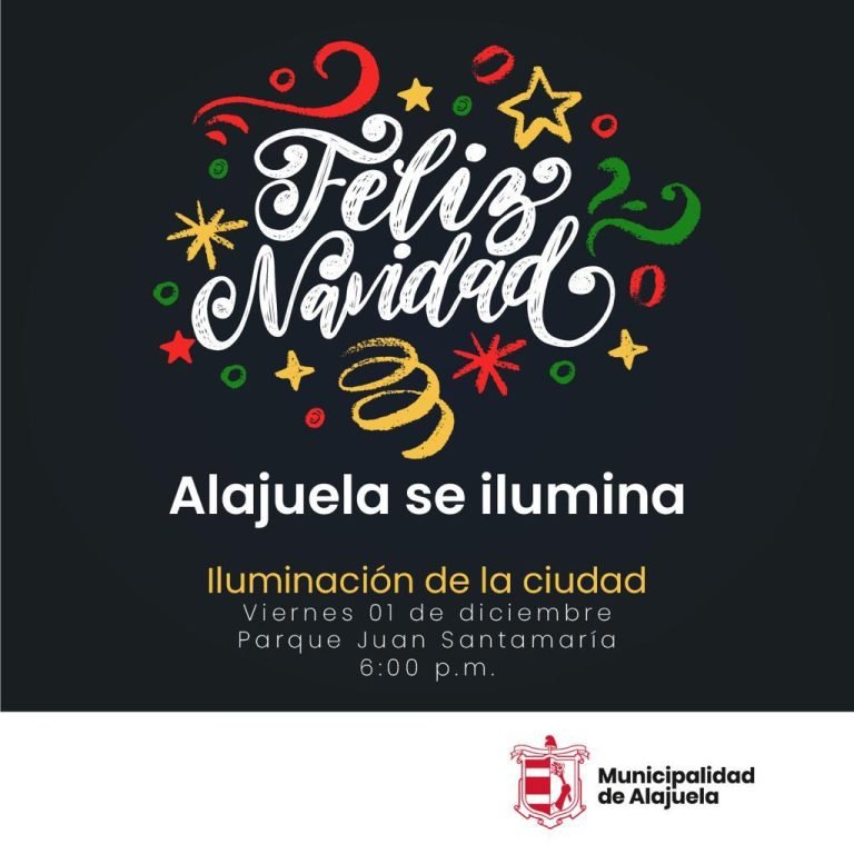 Alajuela le da la bienvenida a la Navidad 2023