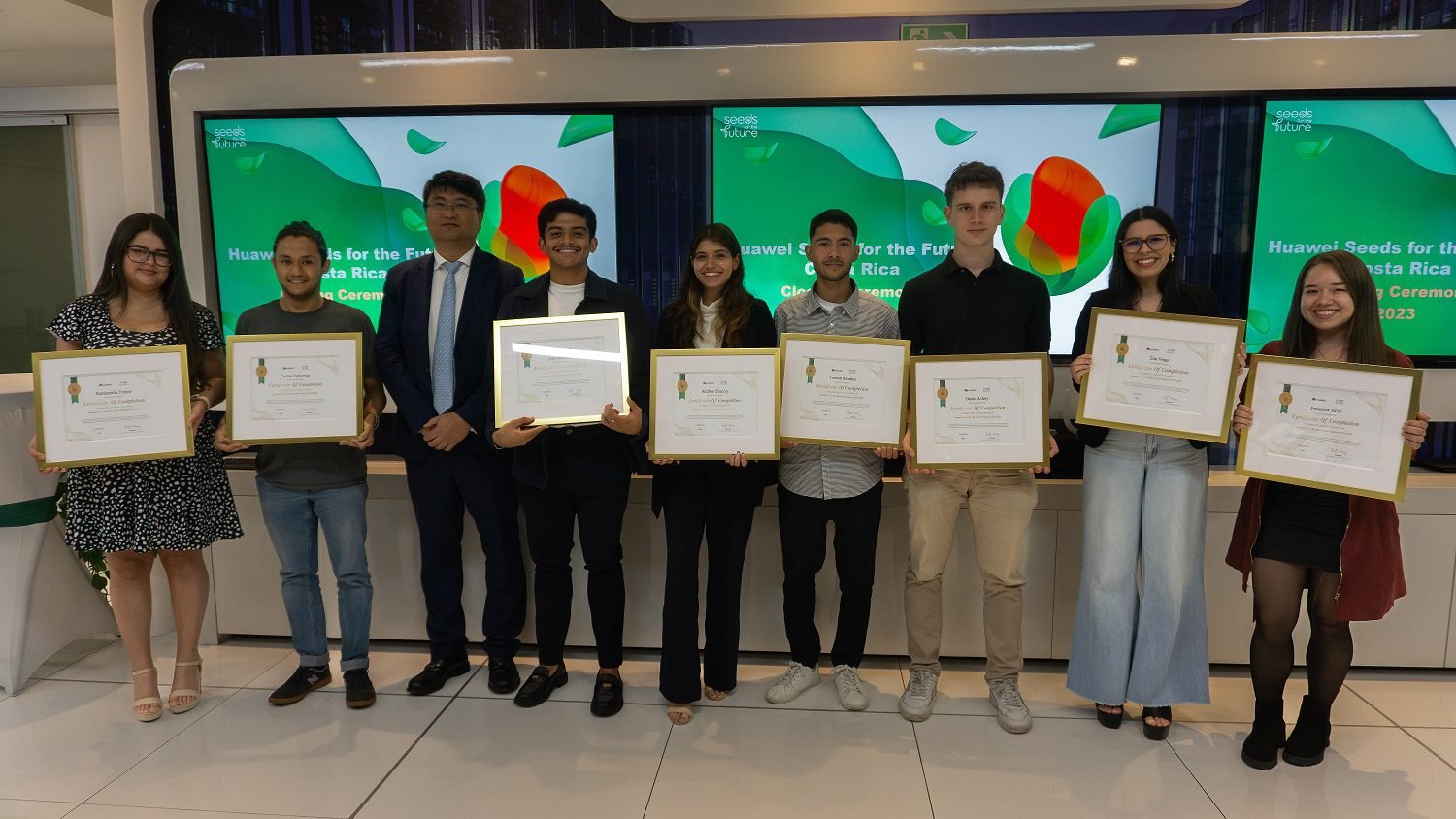 Huawei successfully finalizes its eighth edition of Seeds for the Future in Costa Rica