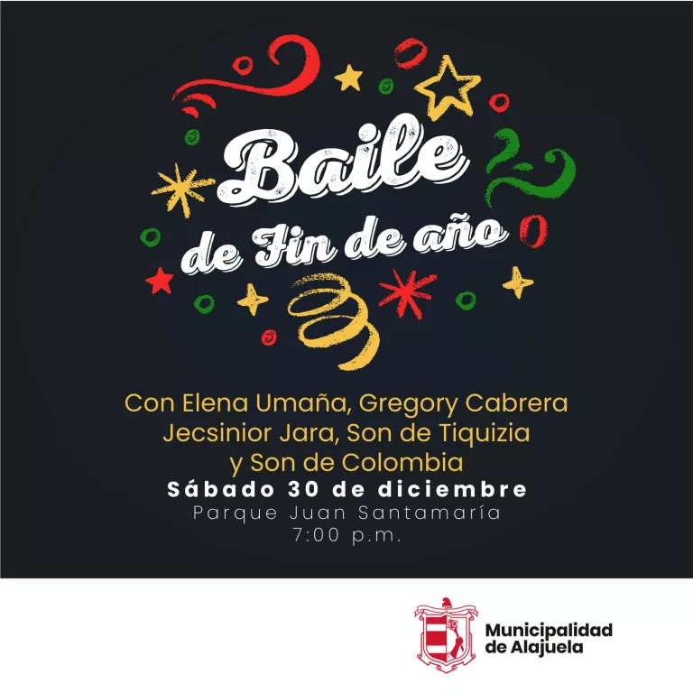 Alajuela despide el 2023 con baile de fin de año